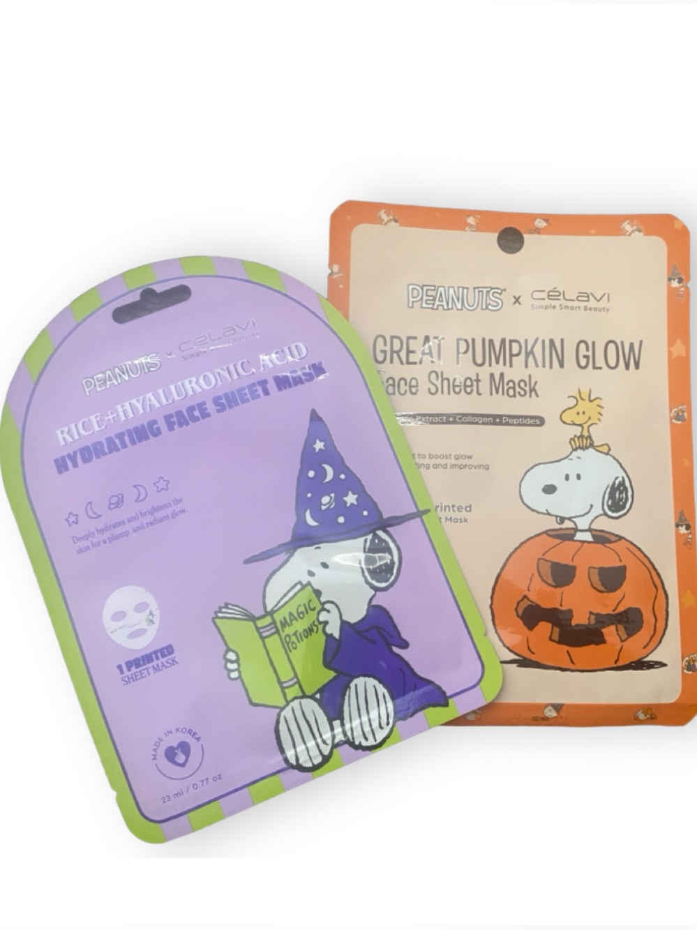 Peanuts Face Sheet Mask Duo - 2pcs - Picture 2 of 4